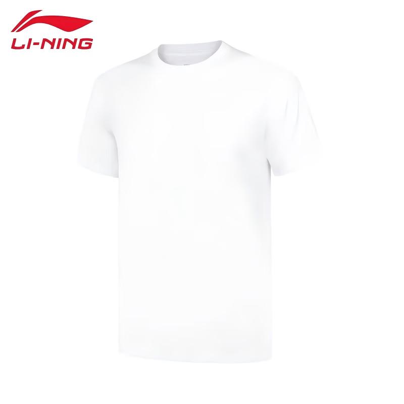 LI-NING Men s 2026 Crew Neck Short Sleeve T-shirt AHSW387 S