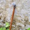 Brass Walking Stick Premium Quality Style Punch Head Handle Handmade Wooden Cane