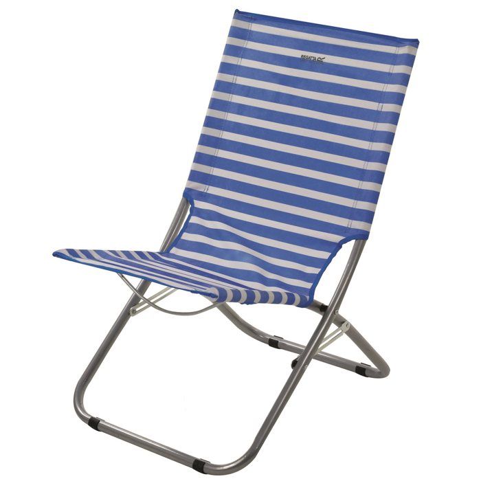 Chaise de camping - REGATTA - Kruza Bch Lounger - Bleu - 100 kg - 2,5 kg