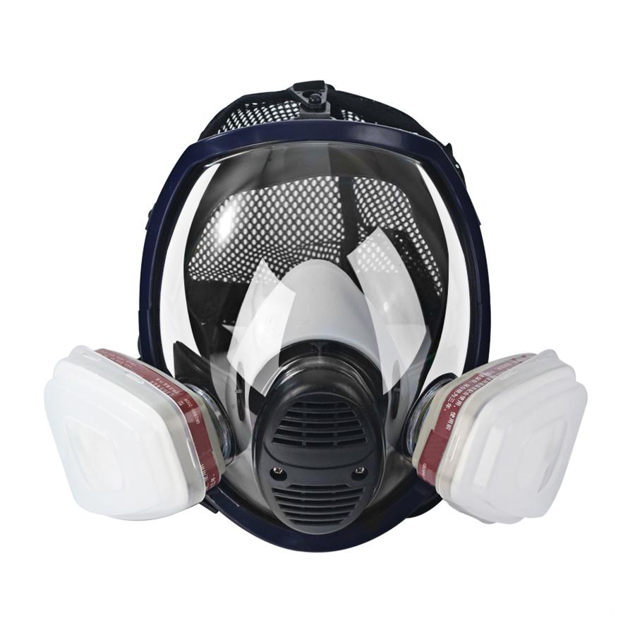 6800 Chemical Gas Mask Respirator Cartridges Organic Acid Gases Full-face Pieces Pesticide Spray Silicone Mask