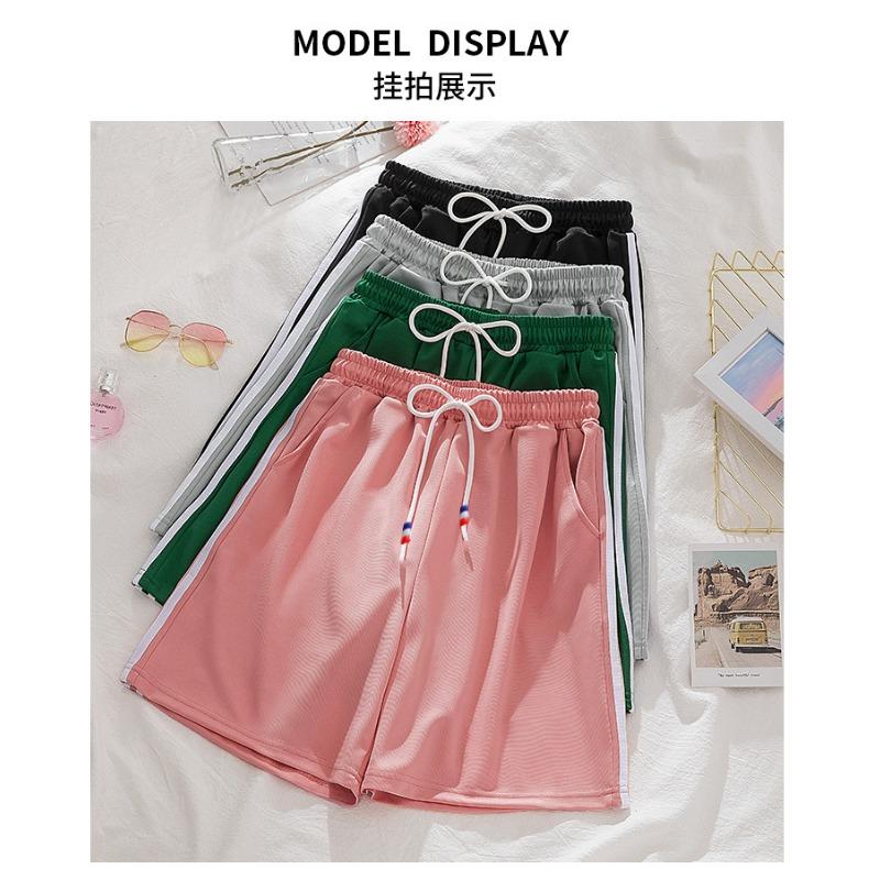 Summer Sweatpants Female Student Casual Shorts Female Wide Leg Pants Running Pants