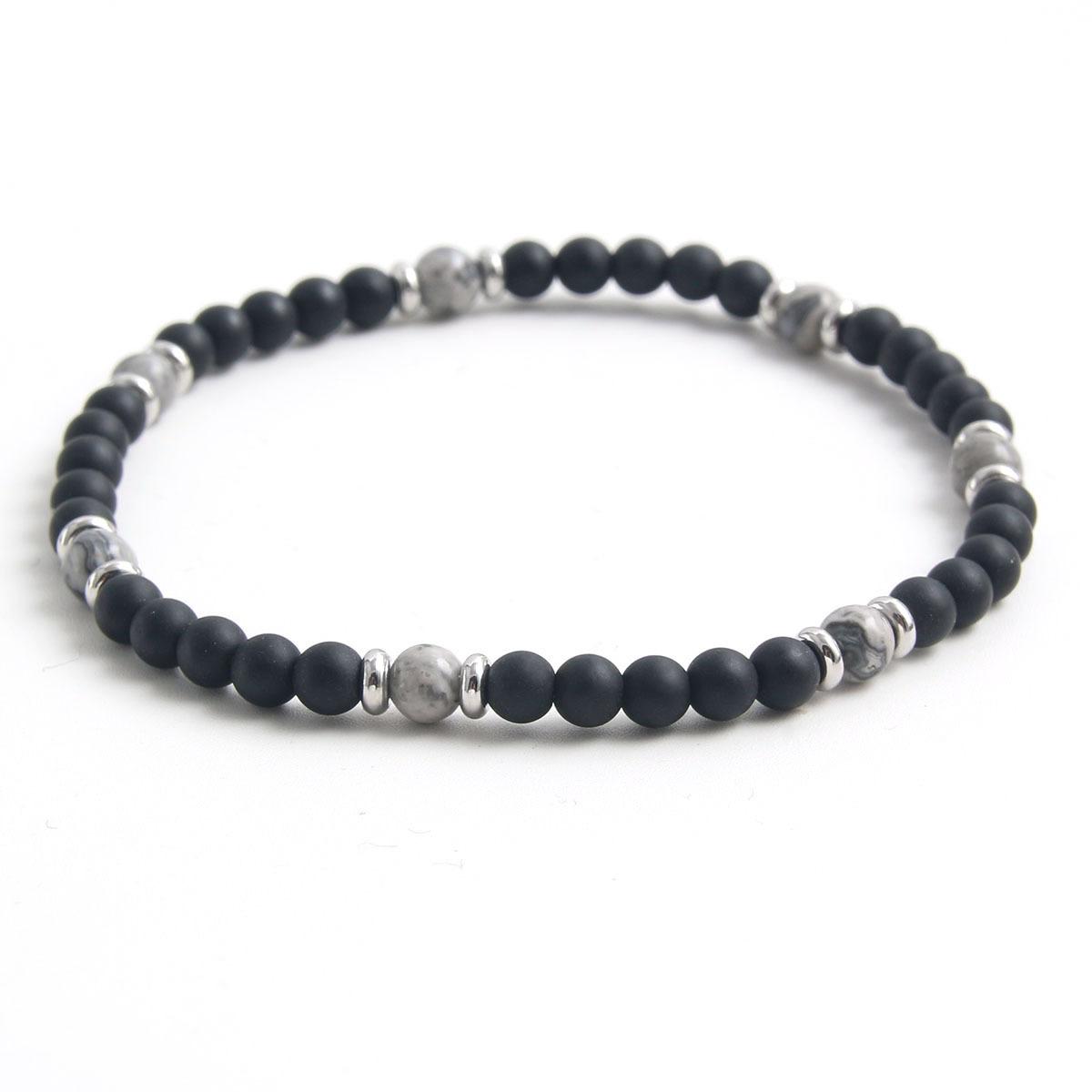 

4 мм бусины чакры Энергетический браслет Натуральный камень карты Браслеты из бисера Эластичный браслет браслеты для женщин и мужчин ювелирные изделия ручной работы для йоги