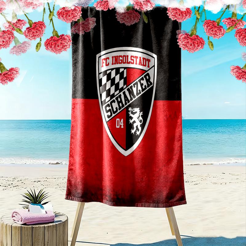 Fc Ingolstadt Towel, Large Soft Quick Dry Towel for Beach Camping Swimming