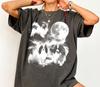 Vintage Papillon Dog Moon T-Shirt, Celestial Landscape Graphic Tee