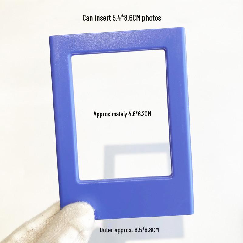 Instax Magnetic 3-inch Photo Frame & Decorative Refrigerator Pegboard Sticker Set