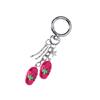 Grape/Peach Keychain Bag Charms Car Keyrings Bag Charms Accessories for Purse Backpack Decorations Valentines Day Gifts