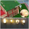Mini Floor Lamp Plastic Dollhouse Miniatures Accessories Toy Dollhouse Bedroom Lamp Children Gift