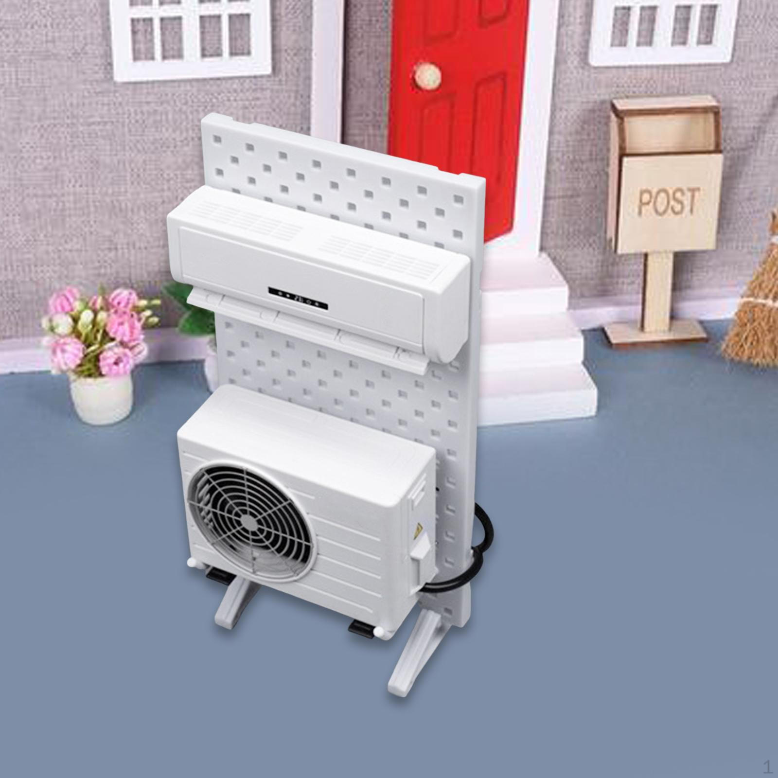 

Миниатюрный набор модели кондиционера в масштабе 1/14, Игрушка, Декор для сцены, Крошечный кукольный домик, with Display Stand