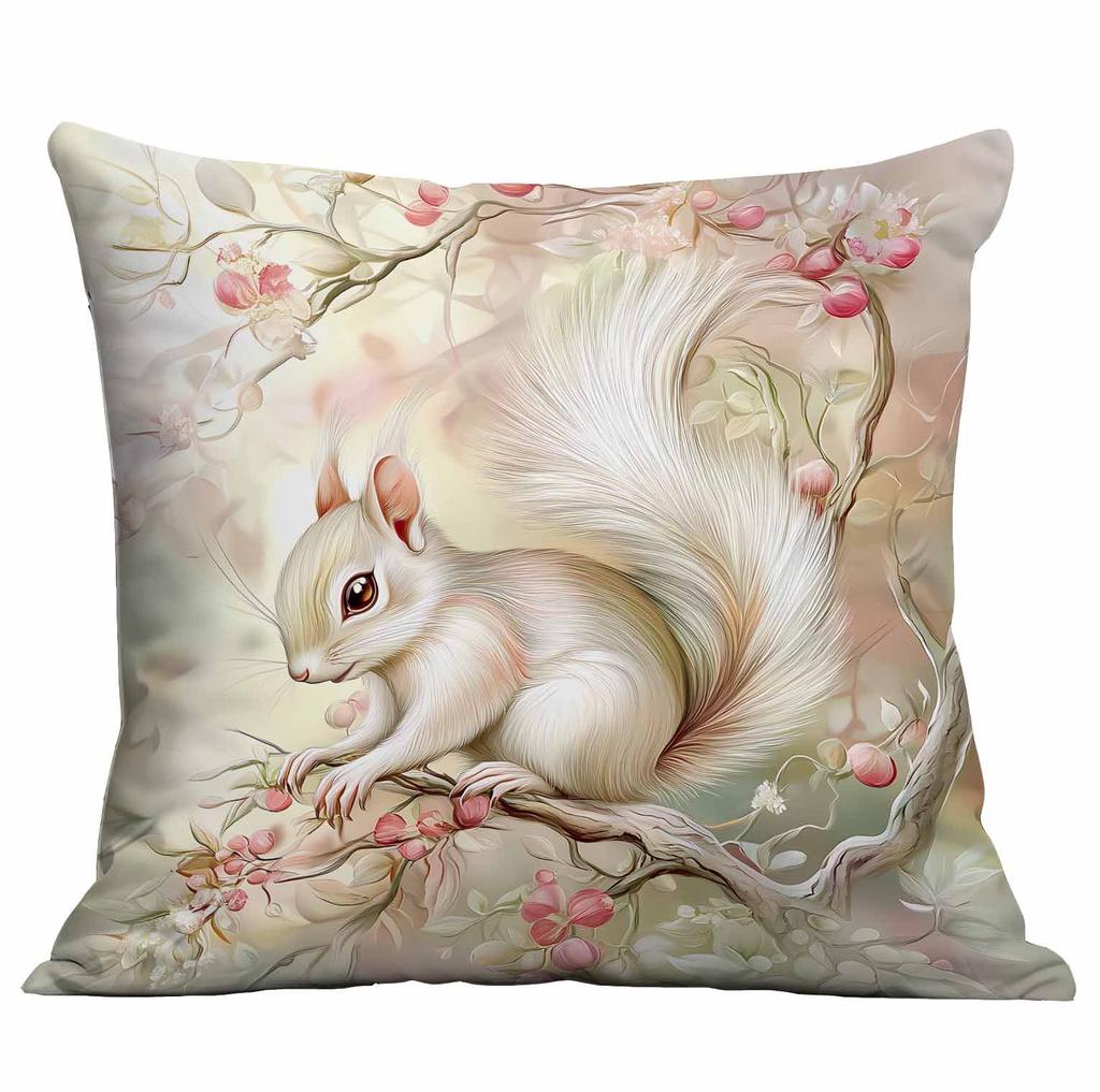 Nowa Piękna i Marzycielska Poszewka na Poduszkę w Kwiaty Domowa Poszewka na Poduszkę na Sofę