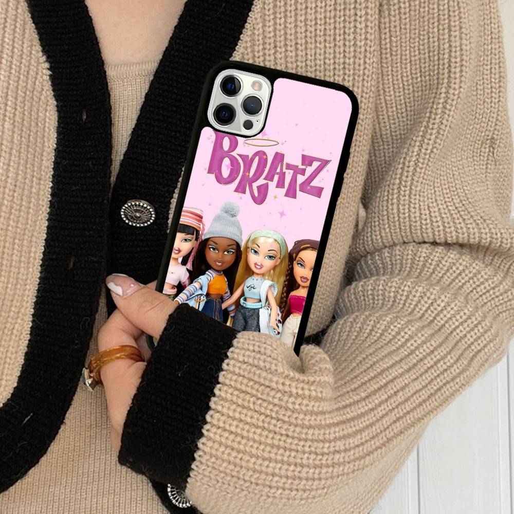 Cute B-Bratz Doll Phone Case For IPhone 17 Pro 16 Plus 16 Pro Max 15 14 13 12 11 PC+TPU Back Cover