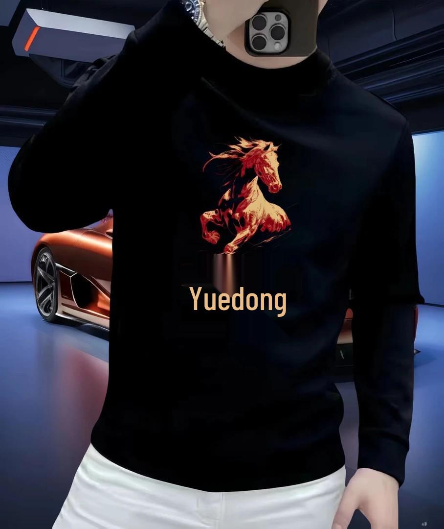 Men s Trendy Plus Size Cool Print Long-Sleeve Hoodie L