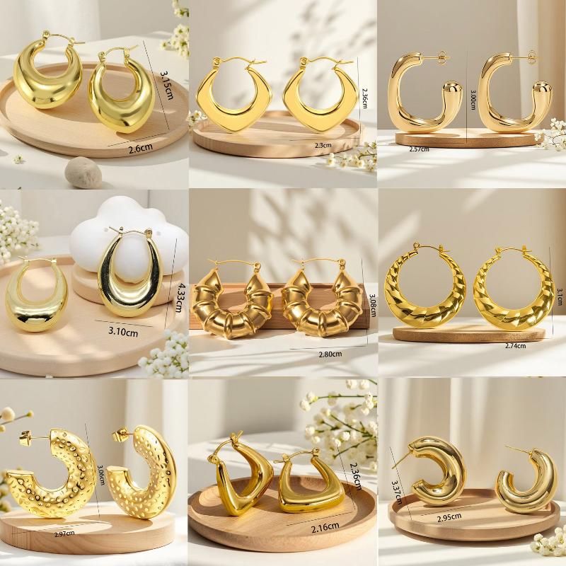 Brincos Cor Dourada Decoração Zircônia Brincos Pendentes de Metal Brincos Vazados Vintage Brincos Pendentes Mulheres Joias da Moda Presentes