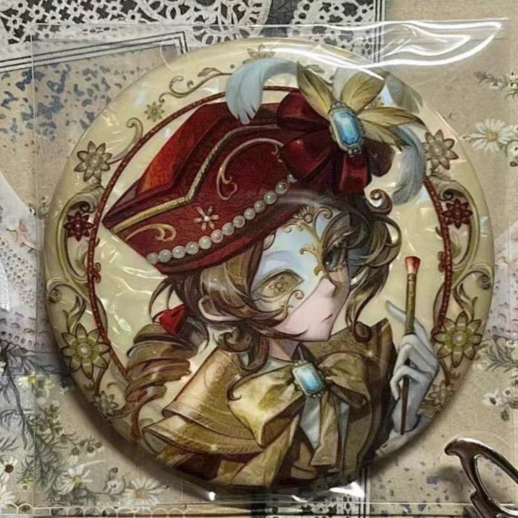 

Horror Game Identity V Badge Pin Cartoon Character Anime Cosplay Round/oval Brooch Pin Jewelry Friend Gift Backpack Decoration