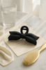 Large Black Hair Clip Women Matte Geometric Hairpin Fashion French Elegant Hair Claw Clips Korean Girl Barrette Hair Accessories