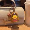 Creative Keychain Kawaii Capybara Schoolbag Shape Key Chains Funny Pencil Case Pendants Charm Car Keyring Diy Bag Accessories