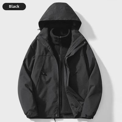 Unisex Autumn/Winter Windproof, Waterproof, and Oil-Resistant Mountaineering Jacket
