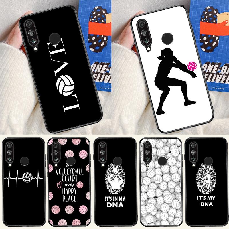 Love Play Volleyball For Huawei P20 P40 P30 Lite P60 Pro Nova 12s 11i 12i 10 9 SE 5T Y91 Y90 Y60 Y70 Y72 Y61 Case