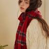 HAINT HOLIDAY CHECK MUFFLER_2COLORS_RED
