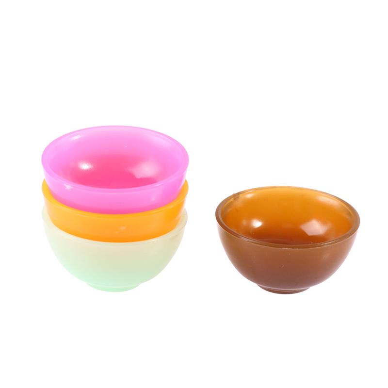 5Pcs 1:12 Dollhouse Miniature Round Bowl Model Kitchen Dinning Accessories