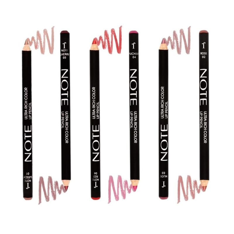 NOTE - Ultra Rich Color Lip Pencil - 9 Colors