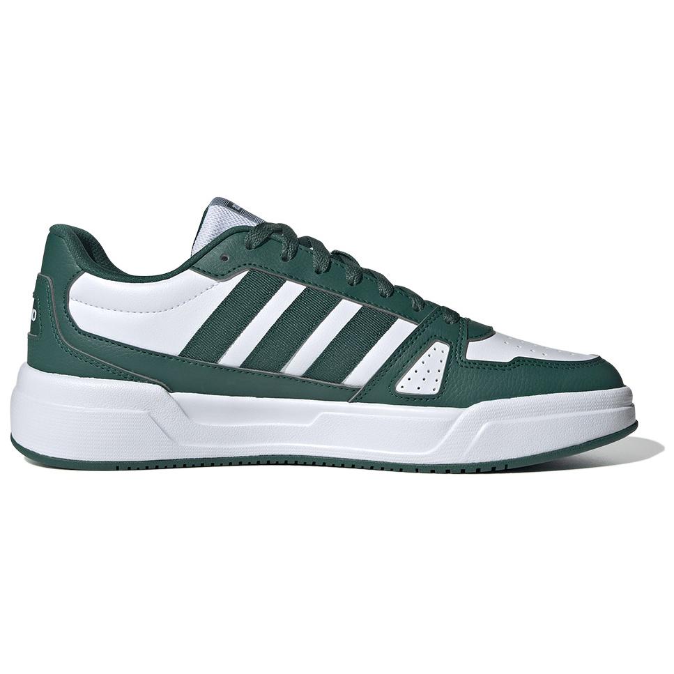 adidas LITE BALLER Slip Resistant And Breathable Low Top Skateboard Shoes Men's Green White JR5230