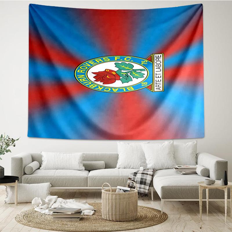 1PC Rovers Crest Football Club Printed Tapestry Room Decoration Wall Hanging for Living Room Bedroom, dormitory, Birthday and Christmas gifts