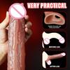 Adult Goods Cock Sleeve Dick Sleeve for Men Silicone Reusable Delay Ejaculation Penis Sleeve for Men Cock Ring Sex Toys