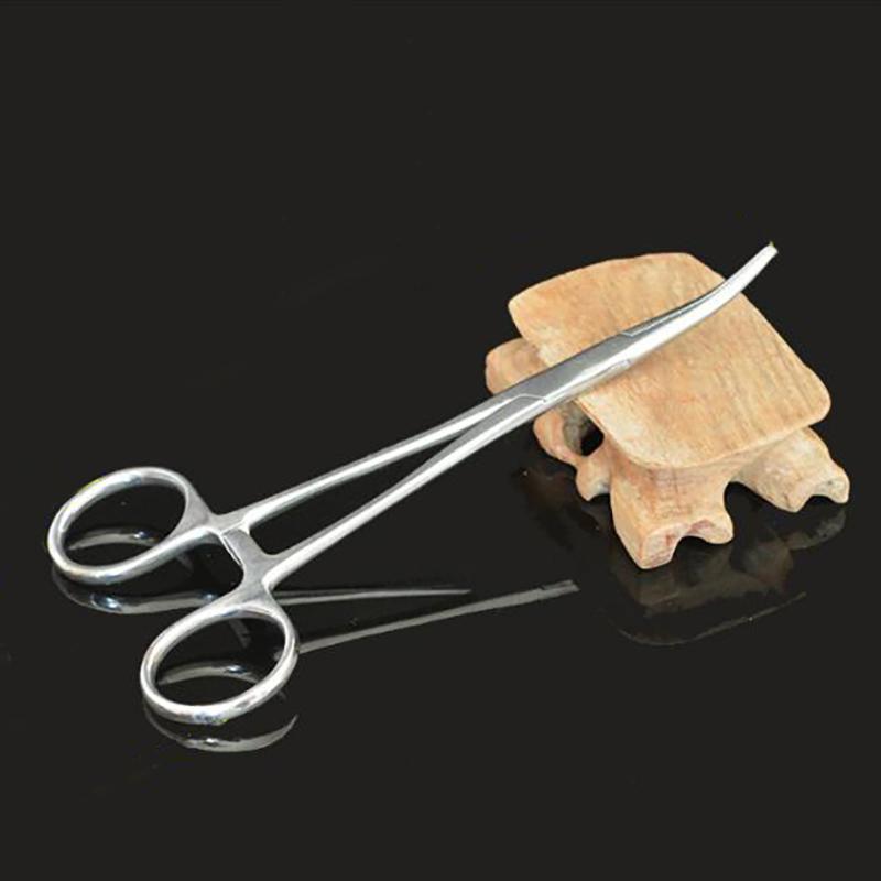 New 1pcs Stainless Steel Hemostatic Forceps Surgical Forceps Tool Hemostat Locking Clamps Forceps Fishing Pliers