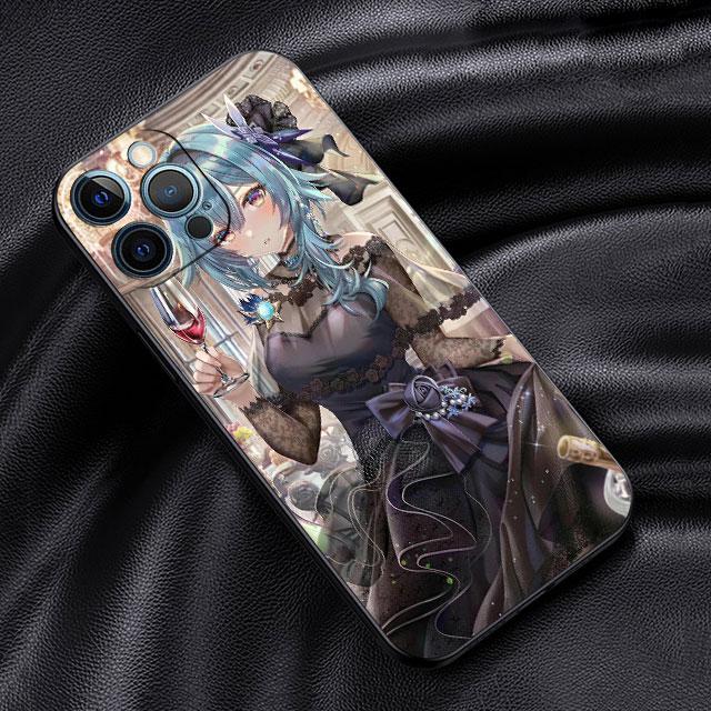 Soft Case For Apple iPhone 11 13 Pro Max 14 12 Mini 7 8 Plus X XS XR SE 2020 6 6S 5 5S Phone Cover Funda Genshin Impact Girl Sac