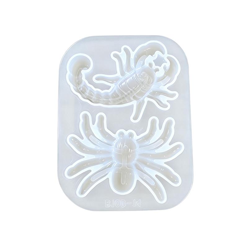 Translucent Silicone Craft Mold for Resin Casting, Easy Release Insect and Sea Animal Designs for Decorative DIY Making