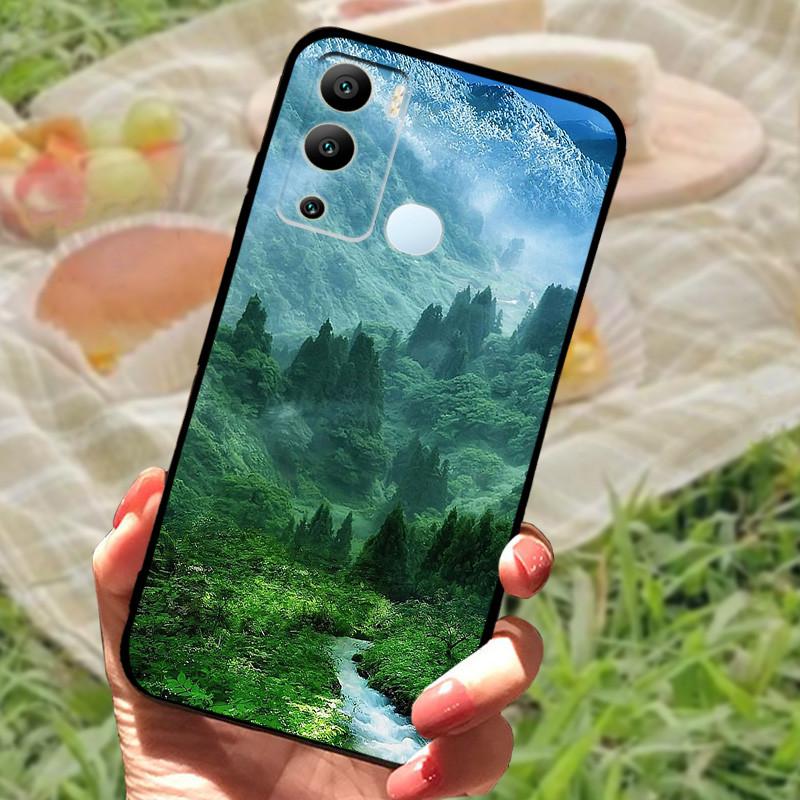 For Infinix Hot 12i Case 12 i X665B Silicone Soft TPU Phone Cover For Infinix Hot 12 Pro X668C Cases Hot12 X6817 Bumper Fundas