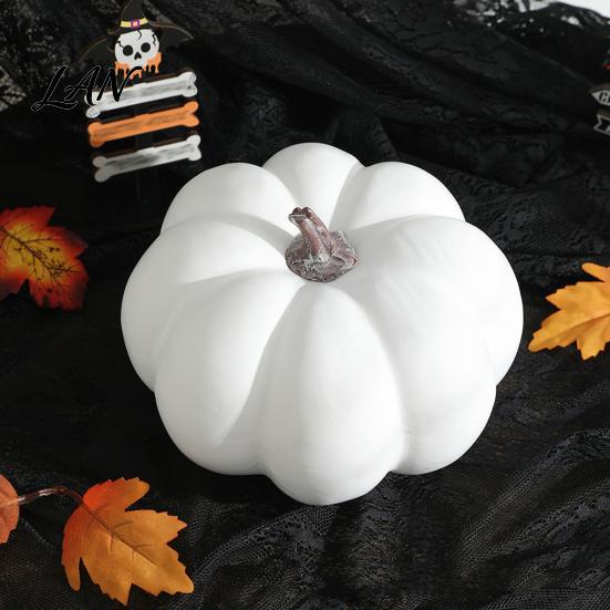 Decorative Pumpkins for Fall Party Supplies Thanksgiving Artificial Pumpkin Decoration, Farmhouse Harvest Season Fake Durable Plastic Indoor