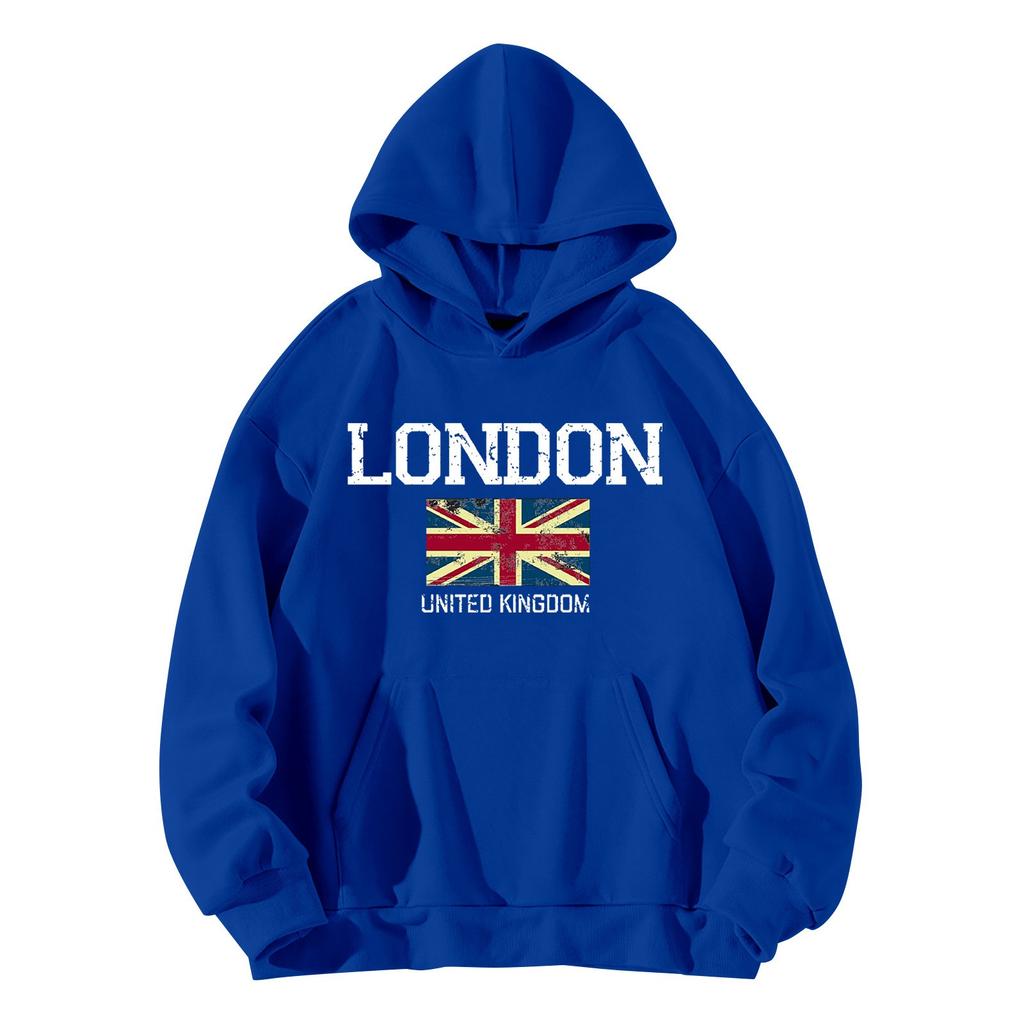 Cross border e-commerce, foreign trade, Amazon, European and American retro street personality trend, INS printed pullover, spor