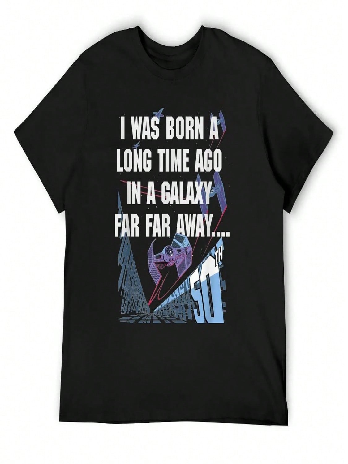 I Was Born A Long Time Ago 50Th Birthday Portrait T-Shirt Plus Sizes T-Shirts Man Heavyweights Funny T Shirts unisex S разноцветный