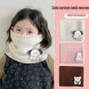 Kids' Cartoon Knit Scarf - Warm Autumn & Winter Neck Gaiter for Boys & Girls, Cold Protection Wool