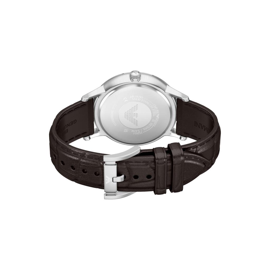 Emporio Armani Analog Leather Watch AR11783 Men's