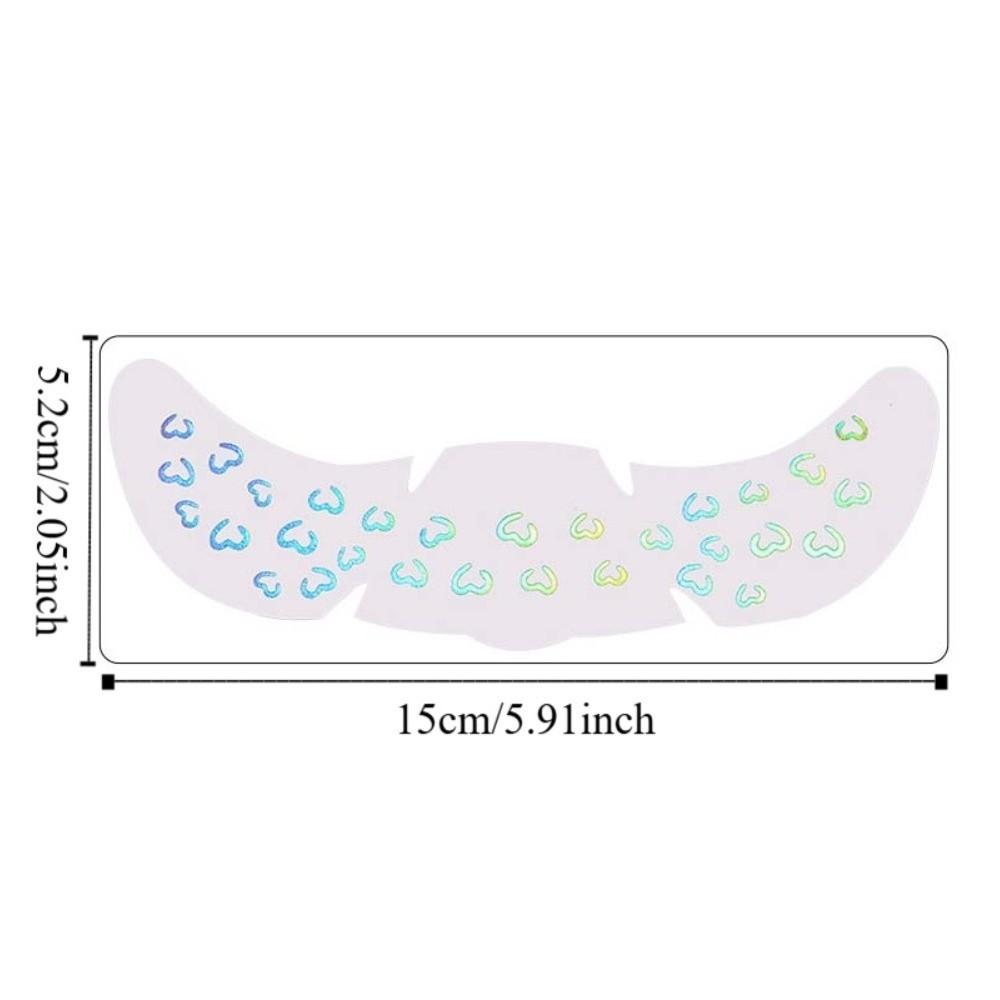 DIY Face Temporary Tattoo Fish Scale Moon Star Face Tattoo Sticker  Women