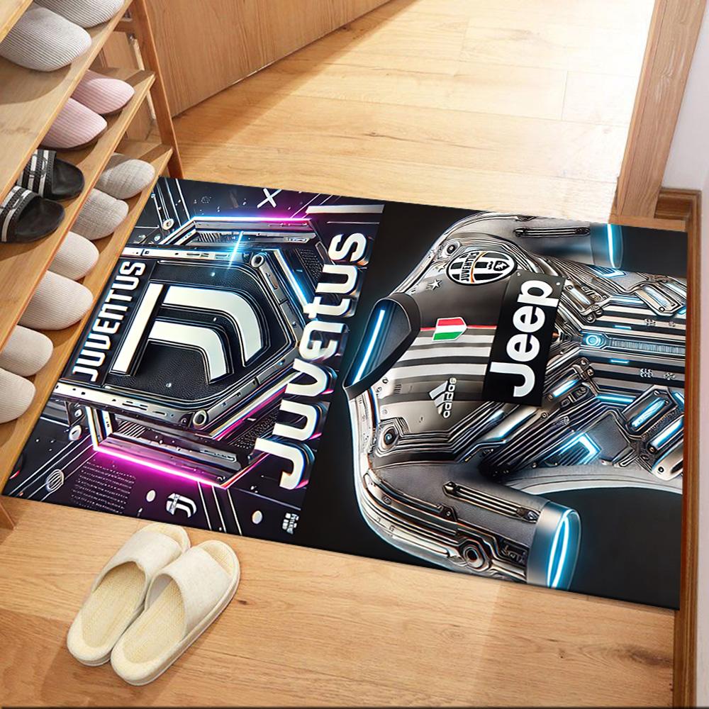 Juventus Floor Mat Design For Dining Room Living Rooms Study Room Bedrooms Antislip Carpet Anime Office Decor Perfect Birthdaychristmas Gift Idea