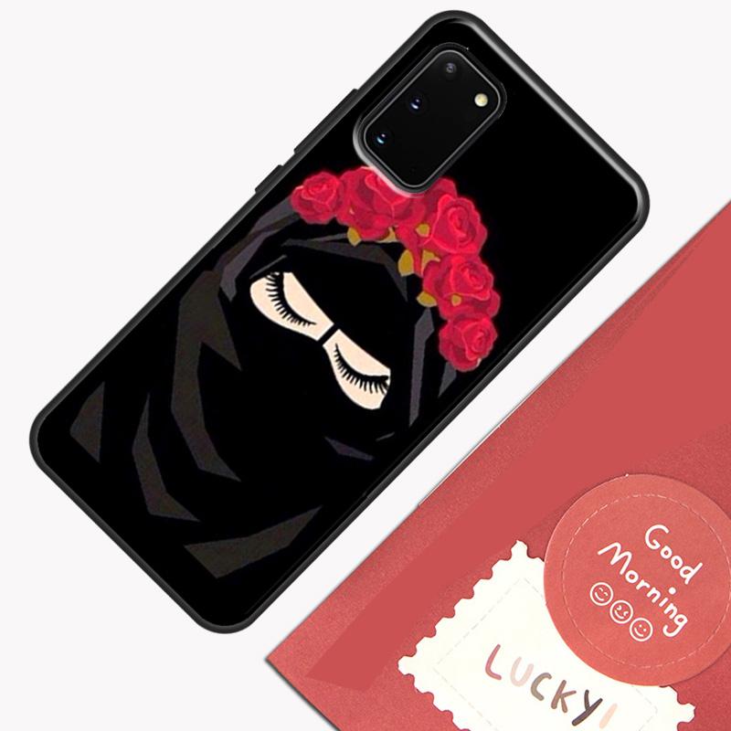 Muslim Islamic Girls Arabic Hijab Phone Case For Samsung Galaxy S23 S26 Ultra S20 S21 S22 S24 S25 Plus S10 S25 FE Cover Shell