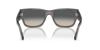 Ray-Ban Carlos Low Bridge Fit Sunglasses RB0947SF 667571 56 - Opal Dark Gray / Crystal Gray Gradient Glass Lens