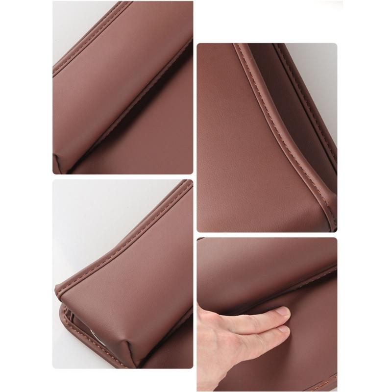 Universal Car Seat Gaps Organizer Not Slip Multiple Layer Storage Box Simple Installation for Phones Key Cards & Beverag