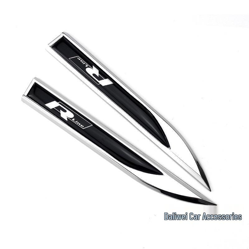 Volkswagen Jetta Sagitar Front Fender Blade Emblem Sticker