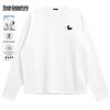 Mark Fairwhale Men's American Retro Pure Cotton Long Sleeve Crewneck T-Shirt