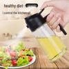 Dual-Use Atomizing Glass Oil Spray & Pour Bottle