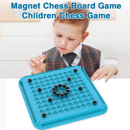 

1 комплект магнитной настольной игры в шахматы с магнитным камнем 20/30, интерактивная фокусировка для родителей и детей, тренировка логического мышления, битва для 2 игроков A