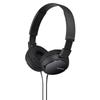 Sony Closed-back Headphones, Foldable, Black, MDR-ZX110-B [Used]