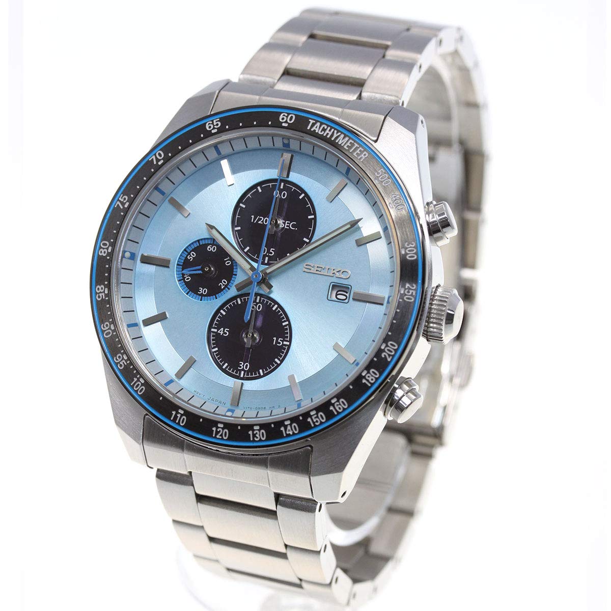 

[Seiko Selection] Solar Limited Distribution Model Watch Men s Athleisure Chronograph SBPY143