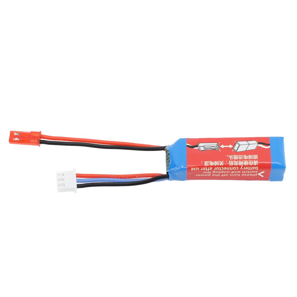 RC Car Lithium Battery 7.4V 400mAh 20C RC Car Li Ion Battery for WLtoys 1/28 RC Car K969 K989 284161 284131 284010
