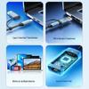 USB 2.5G Network Card, 2500Mbps RTL8156b Type-C High-Speed Ethernet Adapter for NAS