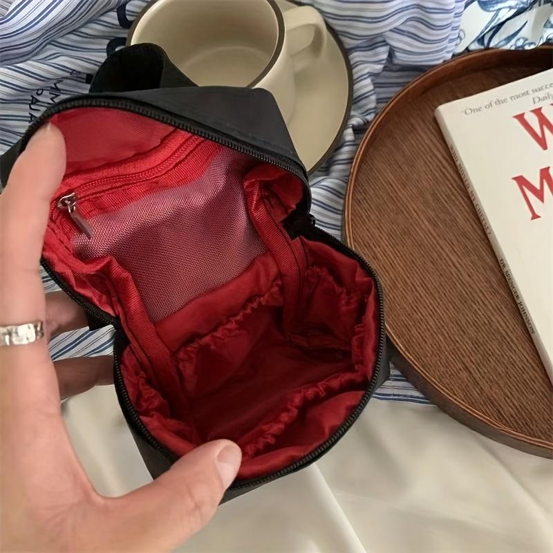 Travel Cosmetic Bag For Women Cute Mini Handbag Organizer Makeup Bags Storage Pouch For Sanitary Napkin Headphones Small Items